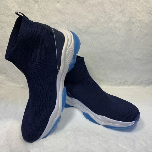Nautica Men's High Sock Sneaker with Enhanced Ankle Support Style-Bowen Blue - Picture 3 of 12